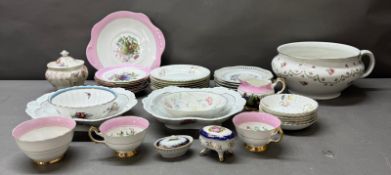 A selection of china and ceramic various styles and makers