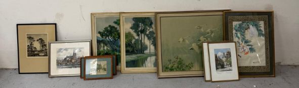 A selection of pictures and prints various subjects