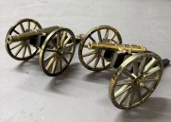 Two model cannons W23cm