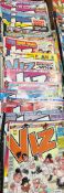 A selection of vintage Viz comic magazines approx 180, adult humor