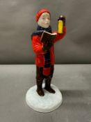 Coalport Limited Edition Christmas Caroller figure.