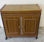 A Mid Century hostress trolley by Ekco 74cm x 37cm x 70cm
