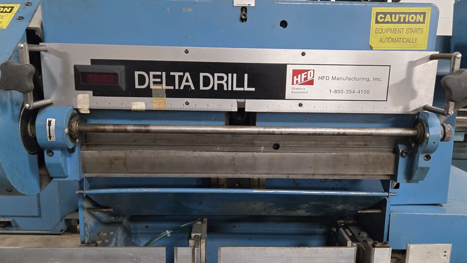 HFD Mfg. Delta Paper Drill; with HFD Mfg. 6