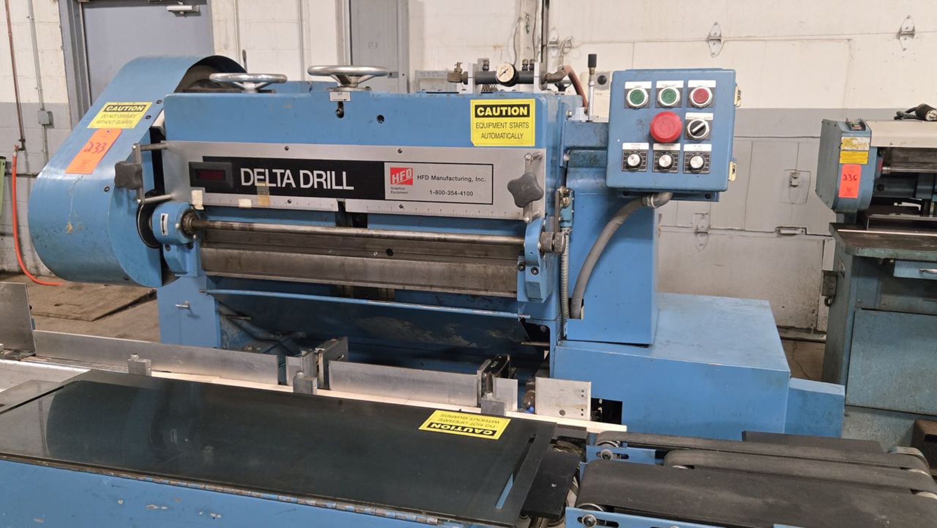 HFD Mfg. Delta Paper Drill; with HFD Mfg. 6