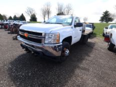 2012 Chevrolet K3500 Flatbed Truck, VIN: 1GB3KZCGXCF131026; 4WD, Vortec 6.0L Gas Engine, with