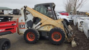 Bobcat 873 Turbo Diesel Powered Skid Steer Loader, S/N: N/A; with Pneumatic Tires, Pioneer AM/FM/