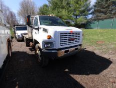 2009 GMC C7500 13 ft. Flatbed Truck, VIN: 1GDJ7C1GX9F408668; V8 Gas Engine, with Aluminum Deck, AM/