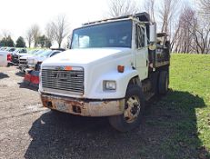2000 Freightliner FL-60 Dump Body Truck, VIN: 1FV6GFA5YHF01665; with Cummins I6 Engine, Manual