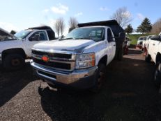 2012 Chevrolet K3500 11 ft. Dump Truck, VIN: 1GB3KZCGOCF138518; 4WD, V8, 6.0L, with Tilt Body, AM/FM