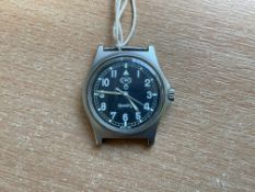 CWC W10 British Army Service Watch, Water Resistant to 5ATM, Sn° 1159, Date 2004, from MOD
