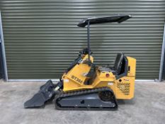 New Unissued 2025 Rubber Tracked Skid Steer Loader, Joystick Controls 13.5HP 750KG
