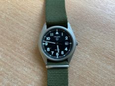 Unissued Pulsar British Army Service Watch, Date 2004, from MOD