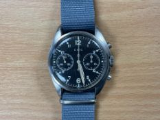V.Rare CWC 6BB RAF Issue Pilots Chrono Mechanical Wind Up, Sn° 34, Date 1978, from MOD