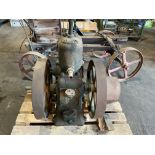 R.A Lister Vintage Stationary Engine c/w Cart, Fly Wheel etc