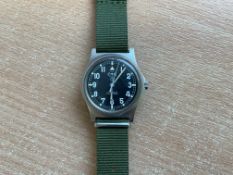 V.Rare CWC Fat Boy British Army Service Watch, Nato Marks, Date 1980, from MOD