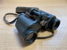 1x Pair of NIFE Binos Military 6x30, Date 1948, 3 Crowns c/w Lens Cover/Filters in Original Case