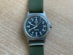 V. Nice Unissued Condition CWC 0552 Royal Marines Issue Service Watch Nato Marks Date 1989 from MOD