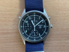 Seiko Gen 2 Pilots Chrono RAF Tornado Force Issue, Nato Marks, Sn° 496, Date 1993, from MOD