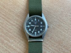 Unissued Pulsar British Army Service Watch, Sn° PO1634, Date 1999, from MOD