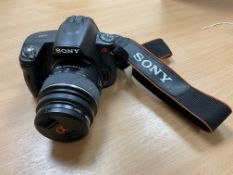 Sony A290 Digital SLR c/w Charger + Strap, 14.2 Mega Pixel - Working Condition