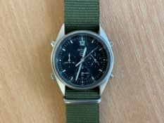 Seiko Rare Gen 1 Pilots Chrono RAF Harrier Force Issue, Sn° 4542, Date 1987, from MOD