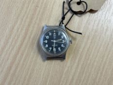 V.Rare CWC Fat Boy British Army Service Watch, Nato Marks, Date 1980, from MOD