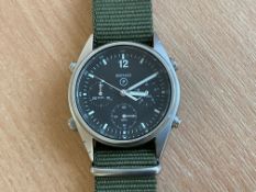 Seiko Rare Gen 1 Pilots Chrono RAF Harrier Force Issue, Sn° 1615, Date 1984, from MOD