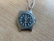 CWC 0552 Royal Marines Service Watch, Nato Marks, Date 1989, from MOD