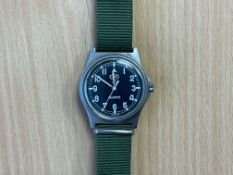 Rare CWC W10 British Army Service Watch, Nato Marks, Date 1991, Gulf War 1, from MOD