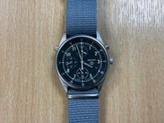 Seiko Gen 2 Pilots Chrono RAF Tornado Force Issue, Date Adjust, Sn° 1267, Date 1997, from MOD