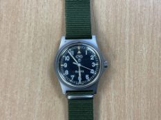 CWC British Army W10 Service Watch Water Resistant to 5ATM, Nato Marks, Date 2006, from MOD