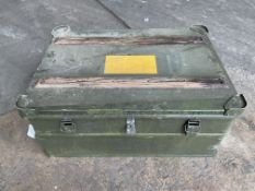 Aluminium Zarges Type Stacking Waterproof Transit Case, from MOD