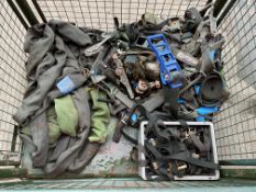 1x Stillage of Ratchet Load Straps and Lifting Strops, from MOD
