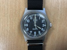 CWC Very Rare 0552 Royal Marines Service Watch, Nato Marks, Date 1989, from MOD