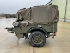 Ex Reserve Penman 1.13T 2 Wheel Trailer c/w Frame and Cover, Direct UK MOD