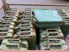 1x Stillage of 20 Unissued NOS 5 Gall Jerry Cans, from MOD
