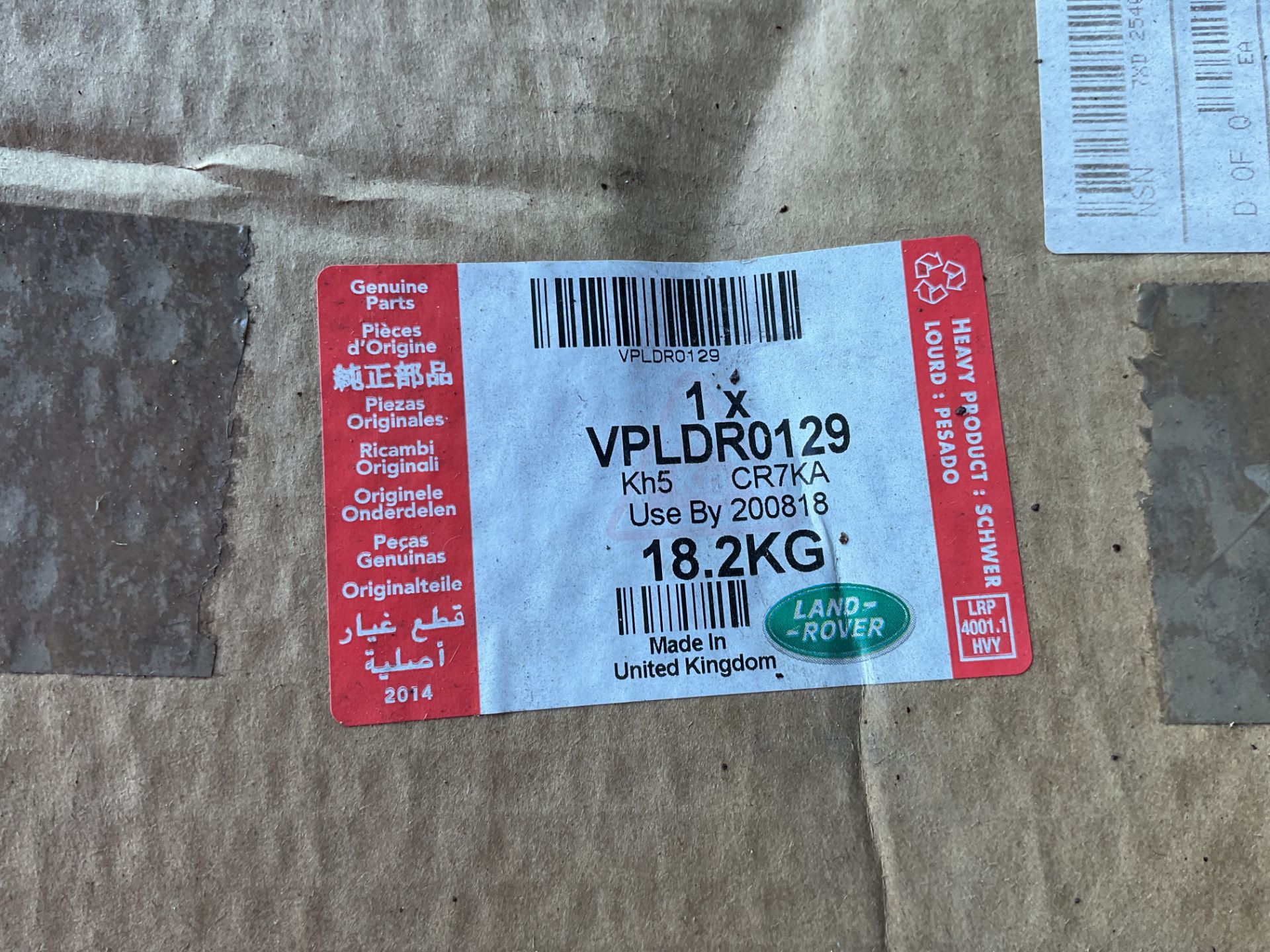 1 x New Land Rover Swing Out Spare Wheel Carrier Kit VPLDR0129 - Image 5 of 5