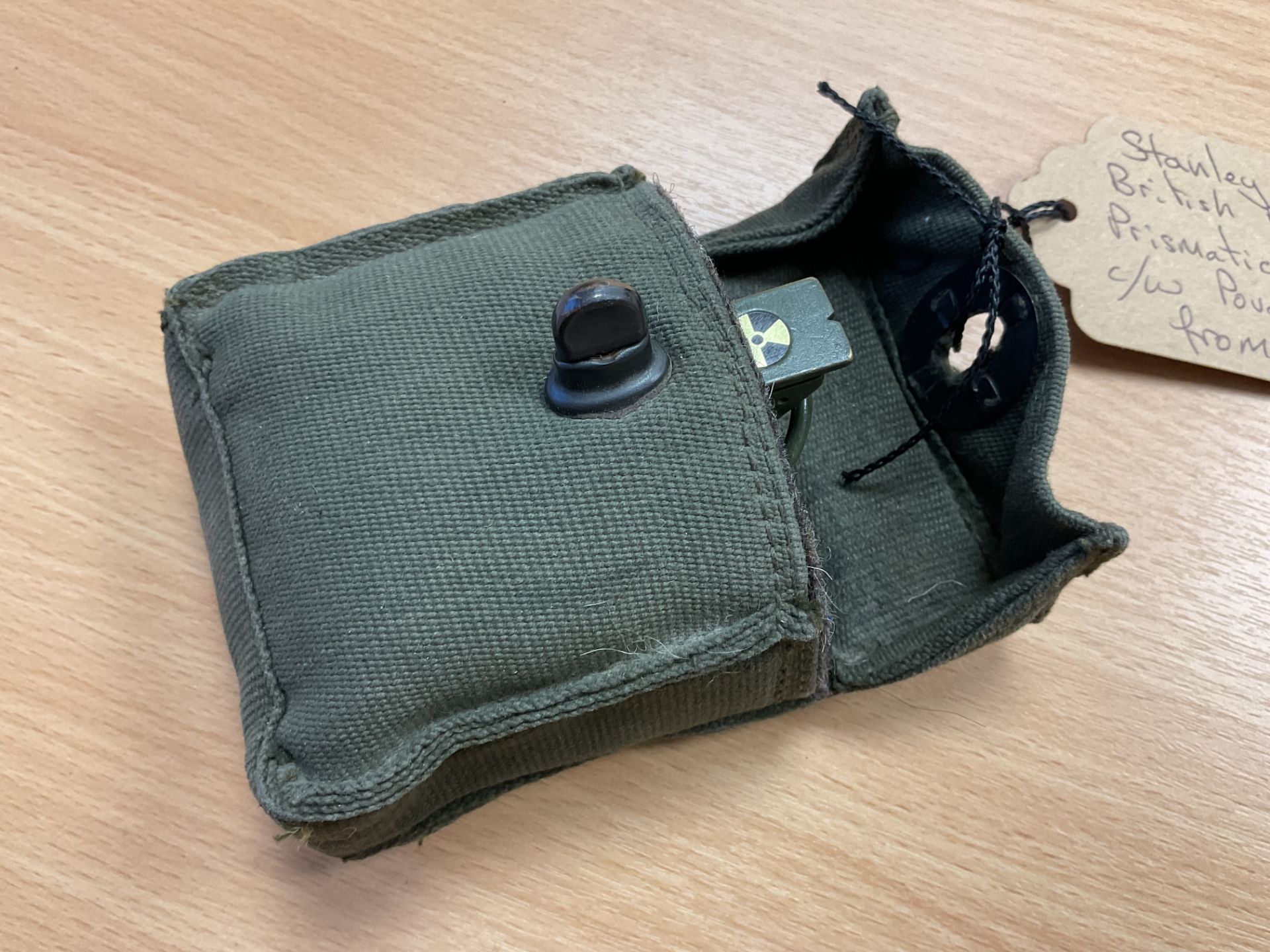 Stanley London British Army Prismatic Compass c/w Pouch, from MOD - Image 2 of 6