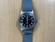 New Unissued CWC W10 British Army Service Watch Water Resistant to 5ATM, Nato Marks, Date 2005