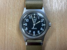 CWC W10 British Army Service Watch, Nato Marks, Sn° 81655, Date 1991, Gulf War 1, from MOD