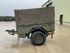 Ex Reserve Penman 1.13T 2 Wheel Trailer c/w Frame and Cover, Direct UK MOD