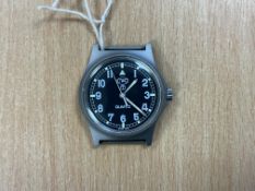 Rare CWC 0552 Royal Marines Service Watch, Nato Marks, Date 1990, Gulf War 1, from MOD