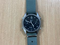 Seiko Gen 1 Pilots Chrono RAF Harrier Force Issue, Nato Marks, Sn° 1009, Date 1984, from MOD
