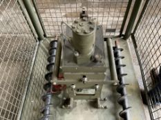 New Unissued Hydraulic Drilling Rig with Power Unit / Portable Drill Unit / 2 Drills from MOD