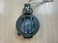 Stanley London Unissued Brass Prismatic British Army Compass in Mils, from MOD