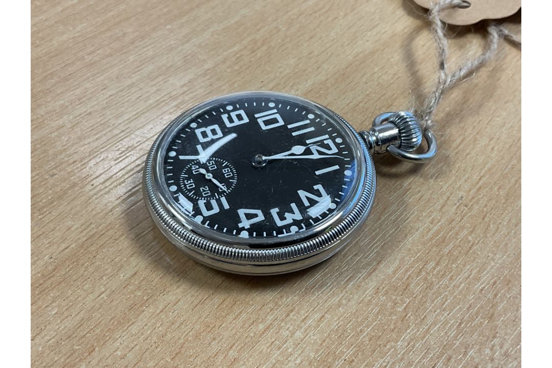 Very Rare Waltham 9 Jewel Non-Lum 0552 Royal Navy Deck Watch Issued to Nuclear Submarines, Sn° 9286 - Image 2 of 6