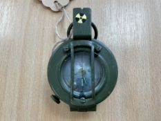 Stanley London Unissued Brass Prismatic British Army Compass in Mils, from MOD