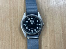 Unissued Pulsar British Army Service Watch, Nato Marks, Date 1999, from MOD