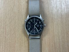 Seiko Gen 2 Pilots Chrono RAF Tornado Force Issue, Date Adjust, Nato Marks, Sn° 3499, Date 1995