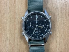 Seiko Gen 1 Pilots Chrono RAF Harrier Force Issue, Nato Marks, Sn° 5370, Date 1988, from MOD